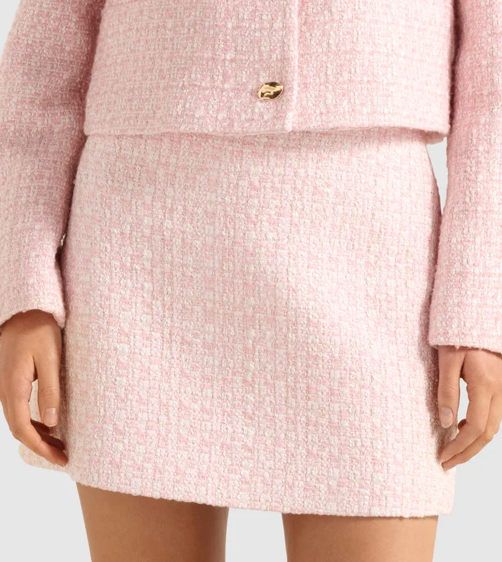 forever new  LISA Tweed Boucle Mini Skirt for Women | Best Price UAE